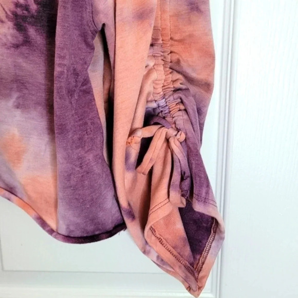 LA LA LAND CREATIVE CO purple & pink tie dye top - Picture 2 of 6